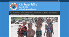 Desktop Screenshot of mainsalmonrafting.com